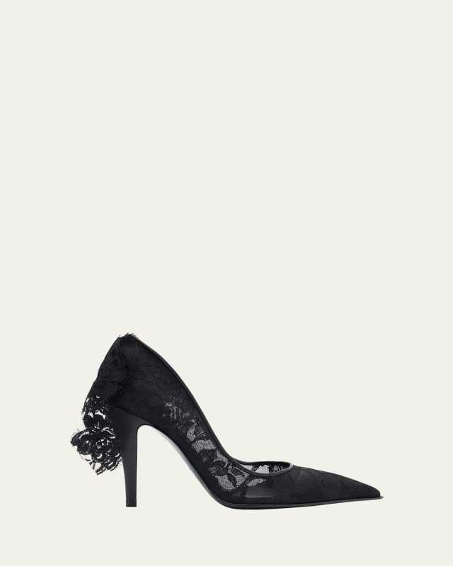 Floral Lace Pumps
